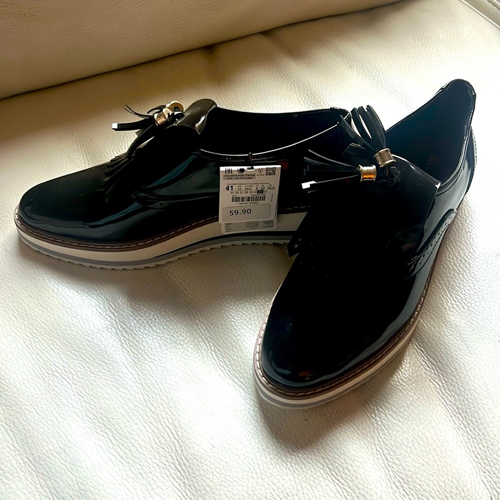 Zara Platform Loafers NWT